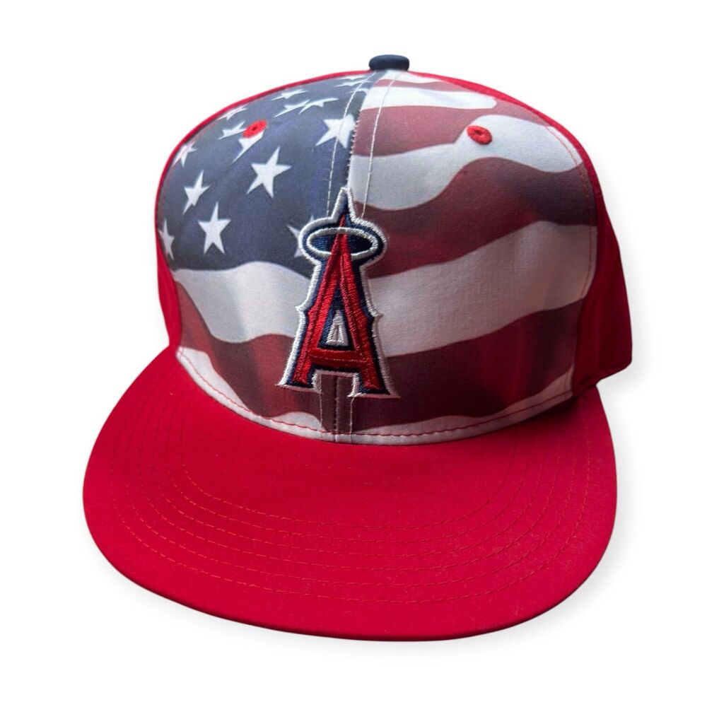 Anaheim Angels California Chronic Tacos Promotional Hat Strapback Cap USA Flag